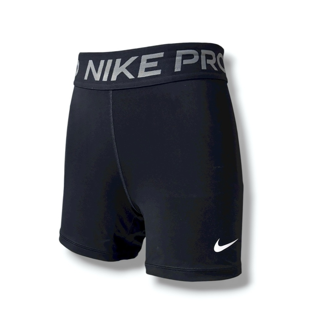 NIKE PRO DRI-Fit 5” Shorts Black/Grey Size Small - Picture 13 of 13